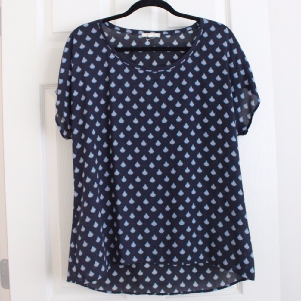 Pleione Navy Top from Nordstrom